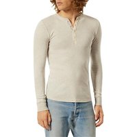 Schiesser Revival Herren Longsleeve grau Baumwolle von Schiesser Revival