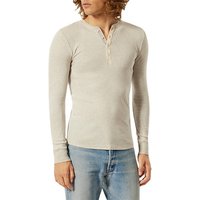 Schiesser Revival Herren Longsleeve grau Baumwolle von Schiesser Revival