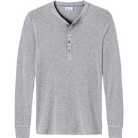 Schiesser Revival Herren Longsleeve grün Baumwolle von Schiesser Revival