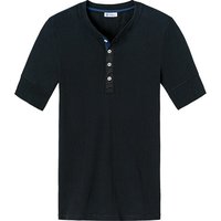 Schiesser Revival Herren T-Shirt schwarz Baumwolle von Schiesser Revival