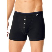 Schiesser Revival Herren Shorts schwarz Reine Baumwolle von Schiesser Revival