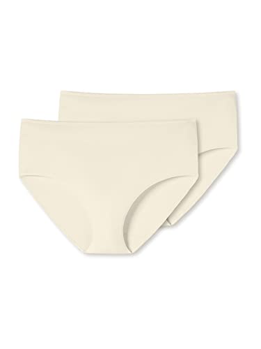 Schiesser Uncover Damen Midislip 2-Pack - Off-White - Größe XL von Uncover by Schiesser