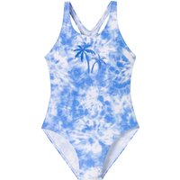 Badeanzug Wirkware recycelt LSF40+ Schulsport Batik aquarium - Aqua 140 von Schiesser