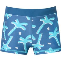 Badehose Wirkware recycelt LSF40+ Palmen air - Aqua 128 von Schiesser