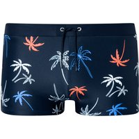 Badehose Wirkware recycelt LSF40+ Schulsport Palmen multicolor - Aqua Teen Boys 152 von Schiesser
