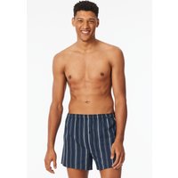 Boxershorts 2er-Pack Webware Streifen mehrfarbig - Boxershorts Multipack 9 von Schiesser