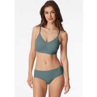 Bustier Mikrofaser herausnehmbare Pads mineral - Invisible Soft 38 von Schiesser
