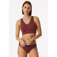 Bustier seamlessherausnehmbare Pads Spitze burgund - Invisible Soft Lace 38 von Schiesser