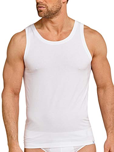 Schiesser Herren Ohne Arm Atmungsaktiv - Long Life Soft Unterhemd, Weiß, XL EU von Schiesser