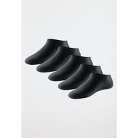 Herrensneaker 5er-Pack stay fresh schwarz - Bluebird 39/42 von Schiesser