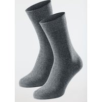 Herrensocken 2er-Pack anthrazit-meliert - 95/5 39/42 Herrensocken 2er-Pack anthrazit-meliert - 95/5 39/42 von Schiesser