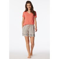 Hose kurz Ikat-Muster grau-jaspe - Mix+Relax 48 von Schiesser