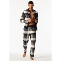 Hose lang Flanell Karos multicolor - Mix+Relax 56 von Schiesser