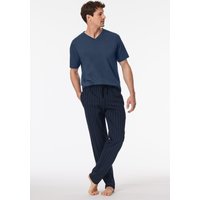 Hose lang Streifen nachtblau - Mix+Relax 52 Hose lang Streifen nachtblau - Mix+Relax 52 von Schiesser