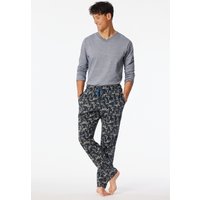 Hose lang maritim gemustert navy - Mix+Relax 50 Hose lang maritim gemustert navy - Mix+Relax 50 von Schiesser