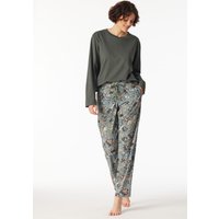 Hose lang mineral gemustert - Mix+Relax 72 von Schiesser