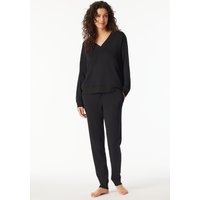 Hose lang wärmend Bündchen schwarz - Mix+Realx 36 von Schiesser