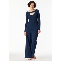 Langarmshirt Doppelripp Cutout admiral - SCHIESSER 150 Years 36 von Schiesser