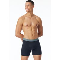 Long-Shorts 2er-Pack Organic Cotton Webgummibund mehrfarbig - 95/5 4 von Schiesser