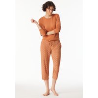 Loungehose 3/4-lang Modal Ornament multicolor - Mix+Relax 42 von Schiesser