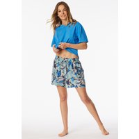 Loungehose kurz Viskose multicolor bedruckt - Mix+Relax 42 von Schiesser