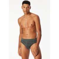 Minislip Interlock gemustert dunkelgrün - Fine Interlock 8 von Schiesser