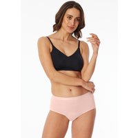 Periodenpantys 2er-Pack Jersey recycelt schwarz/rosé- Secret Care 42/44 von Schiesser