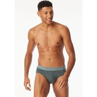 Rio-Slips 3er-Pack Organic Cotton Webgummibund uni/gestreift mehrfarbig - 95/5 4 von Schiesser