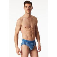 Rio-Slips 3er-Pack Organic Cotton Webgummibund uni/gestreift mehrfarbig - 95/5 8 von Schiesser