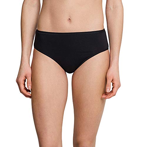 Schiesser Damen Slips, 3er Pack, 145425 (M / 38, schwarz) von Schiesser