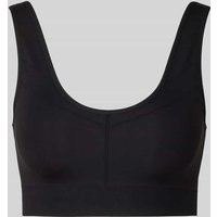 Schiesser Bustier in unifarbenem Design in Black, Größe XL von Schiesser