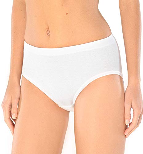 Schiesser Damen Hüftslip Midi Feinripp 000044 6er Pack, Größe:46;Farbe:weiss-100 Schiesser Damen Hüftslip Midi Feinripp 000044 6er Pack, Größe:46;Farbe:weiss-100 von Schiesser