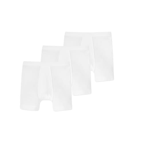 Schiesser - Essentials Feinripp - Long Short/Pant - 3er Pack (7 Weiß) von Schiesser