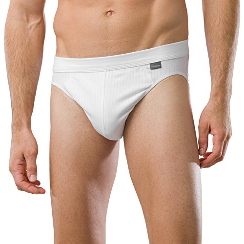 SCHIESSER Herren Rio Slip Authentic 4er Pack, Farbe:Weiß (100);Größe:6/L von Schiesser