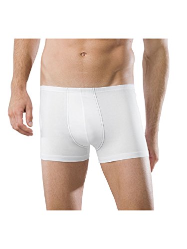 SCHIESSER Herren Shorts Essential 4er Pack, Farbe:Weiß (100);Größe:6/L von Schiesser