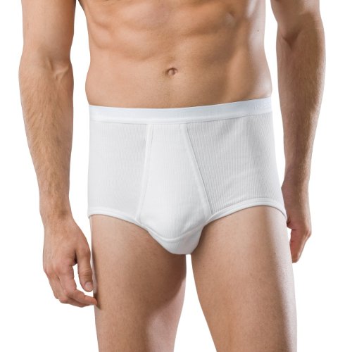 Schiesser Herren Slip Classic Brief doppelripp 3er Pack, Farbe:Weiß (100);Größe:7/XL von Schiesser