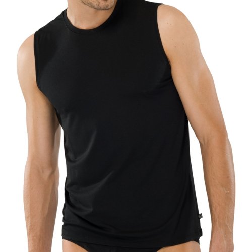 SCHIESSER Herren Tank Top 95/5 2er Pack, Farbe:Schwarz (000);Größe:5/M von Schiesser