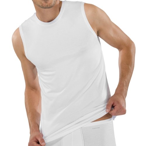 SCHIESSER Herren Tank Top 95/5 2er Pack, Farbe:Weiß (100);Größe:8/XXL von Schiesser