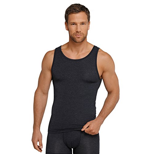 SCHIESSER Herren Unterhemd Personal Fit 2er Pack, Größe:7/XL;Farbe:Nachtblau (804) von Schiesser