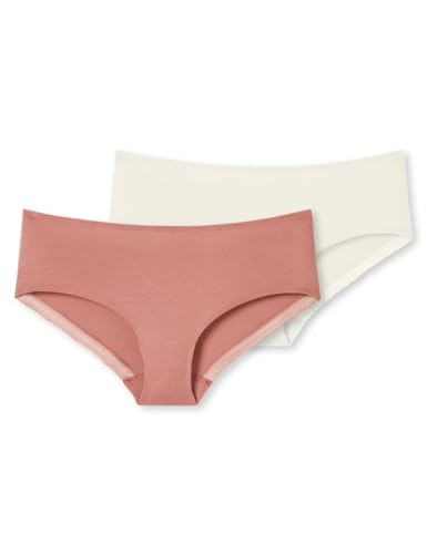 Schiesser 2 Pack Panty Unterwäsche mit Spitze - Cotton Mix von Schiesser