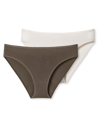 Schiesser Damen 2 Pack Taislip Unterwäsche - Modal Essentials, Sortiert 2_181763, 36 von Schiesser