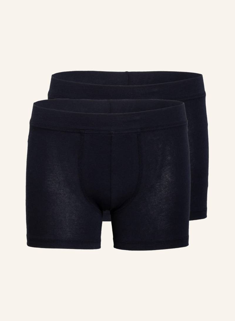 Schiesser 2er-Pack Boxershorts Organic Cotton blau von Schiesser