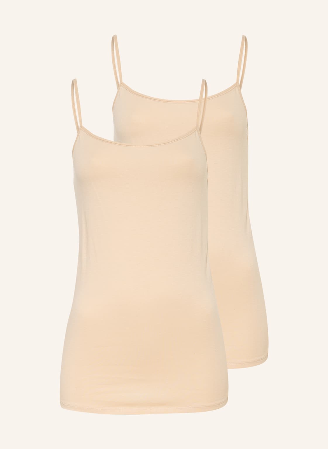 Schiesser 2er-Pack Tops 95/5 beige Schiesser 2er-Pack Tops 95/5 beige von Schiesser