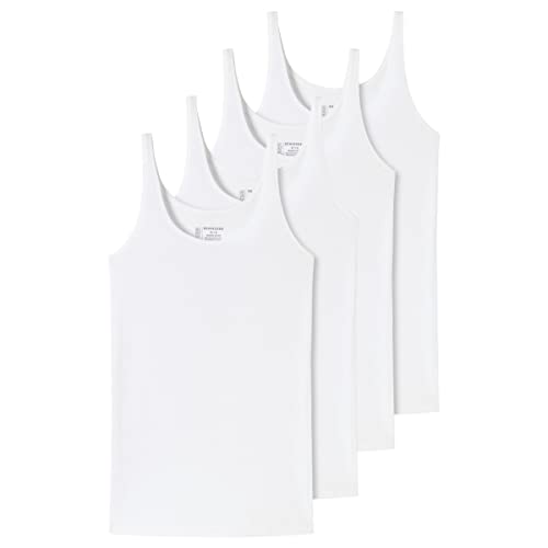 Schiesser 2er Pack Trägertop Damenunterwäsche (2er Pack), 4 x Weiß, 56 von Schiesser