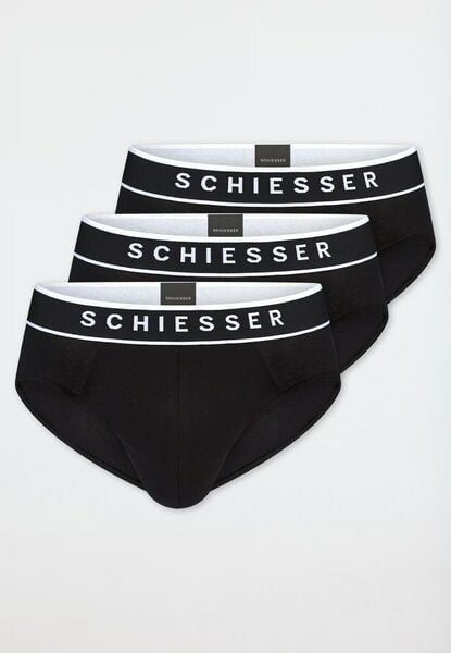 Schiesser 3er Pack Herren Slips Biobaumwolle 95/5 von Schiesser