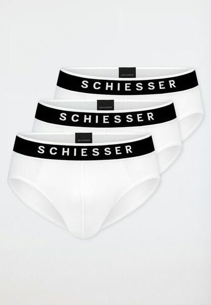 Schiesser 3er Pack Herren Slips Biobaumwolle 95/5 von Schiesser