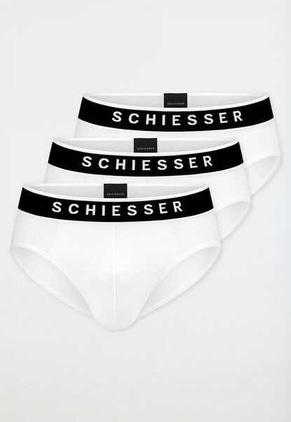 Schiesser 3er Pack Herren Slips Biobaumwolle 95/5 von Schiesser