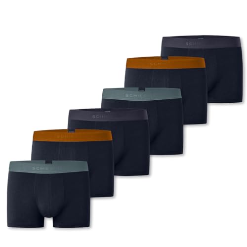 Schiesser - 95/5 Cotton - Retro Short/Pant - 6er Pack (8 Dunkelblau) von Schiesser
