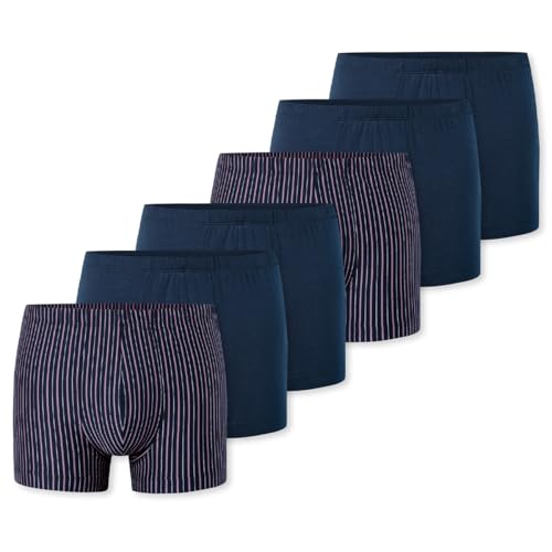 Schiesser - 95/5 Essentials - Cotton - Retro Short/Pant - 6er Pack (8 Blau) von Schiesser