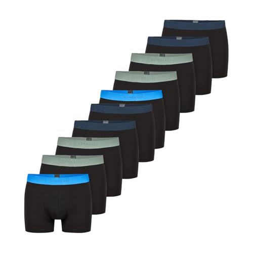 Schiesser - 95/5 Organic Cotton - Retro Short/Pant - 10er Pack (5 Blau) von Schiesser